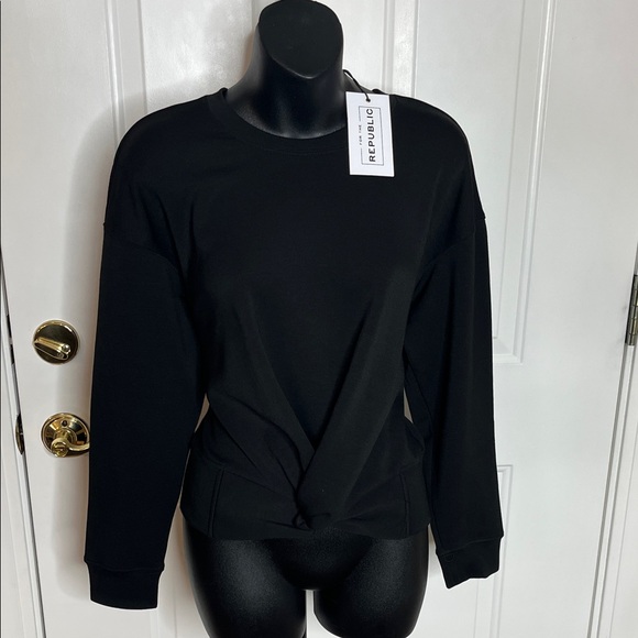 For The Republic Tops - For The Republic Black Women's Sweatshirt